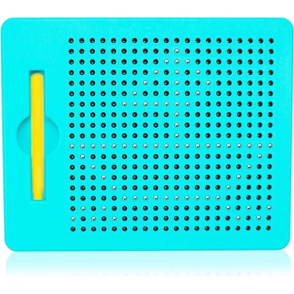 FUN Magnetic Drawing Board for Kids & Toddlers with Beads and Magnet Stylus Pen - Picture 1 of 6